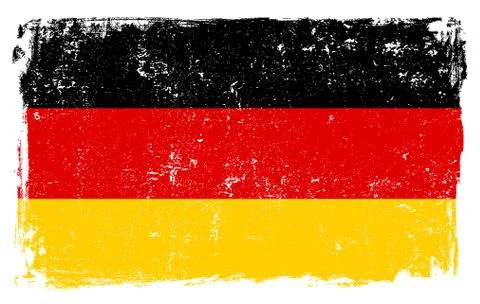 Germany Flag in Vector Format Stock Illustration