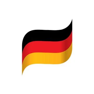 Germany flag, vector illustration Stock Illustration