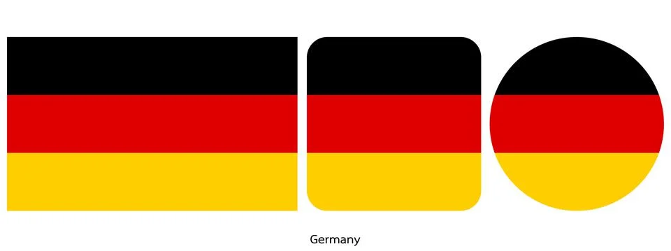 Germany flag, vector illustration Stock Illustration