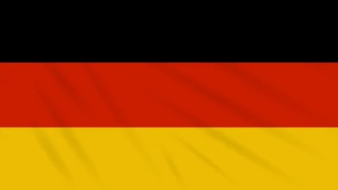 Germany flag waving cloth background, loop Stock Footage 111713347