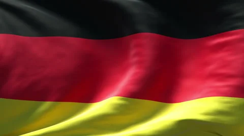 Germany flag waving seamless loop  4K Stock Footage 49060804