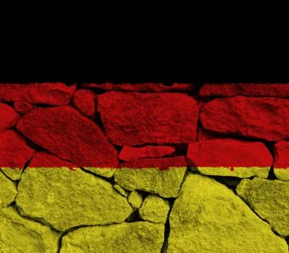 Germany flag on white background Stock Illustration
