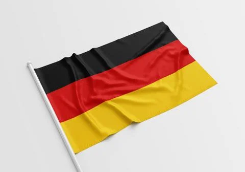 Germany Flag on White Floor Stock Photos