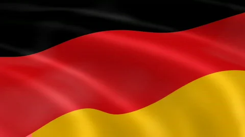 Germany FlagInTheWind Stock-Footage 716623