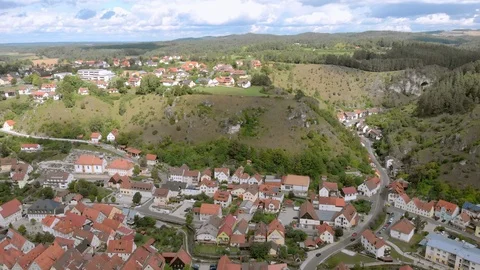 Germany Franconia view from a height Stock Footage 118820587