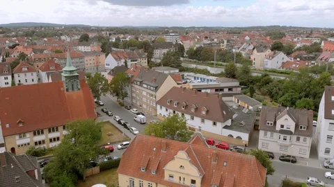 Germany Franconia view from a height Stock Footage 118824561
