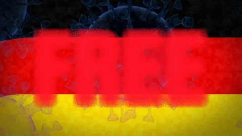 Germany free from cronavirus, an epidemic that explodes uncontrollably Stock Footage 125445490