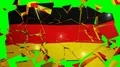 Germany German collapse flag euro europe european 4k 4k or 4k+ Resolution