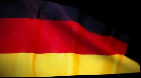 Germany German Flag Wiper 스톡 동영상 993010