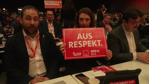 Germany: Gernany's major parties finalize candidates, manifestos for fede... Stock Footage 297679790