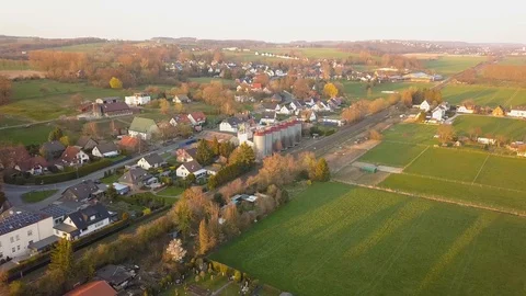 Germany Granary Silo Stock Footage 126656854