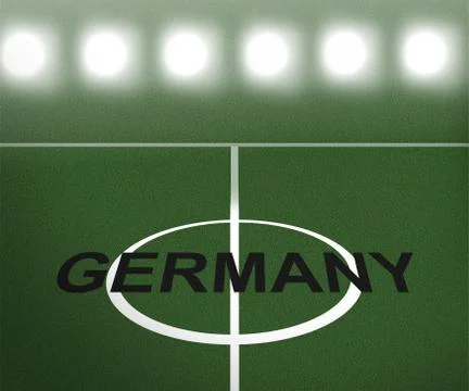 Germany green field Stock Illustration