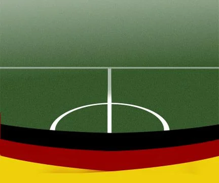 Germany green field Stock Illustration