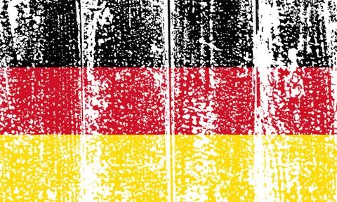 Germany grunge flag. Vector illustration. Illustrazione stock