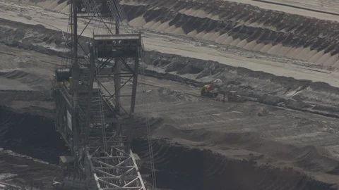 Germany, Hambach, Coal Mine Stock Footage 99247986