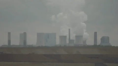 Germany, Hambach, Coal Mine Stock Footage 99248525