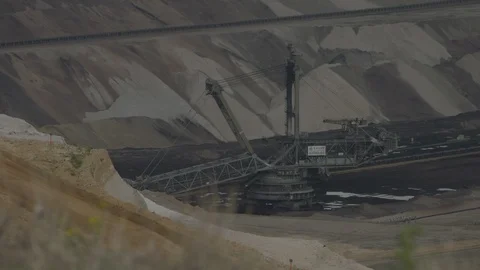 Germany, Hambach, Coal Mine Stock Footage 99248550