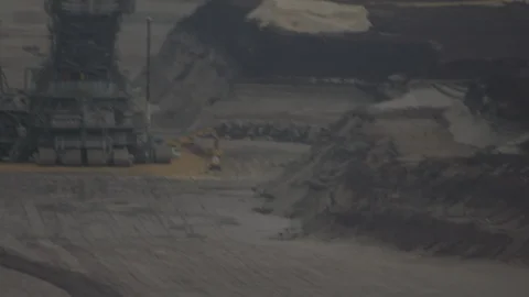 Germany, Hambach, Coal Mine Stock Footage 99248663