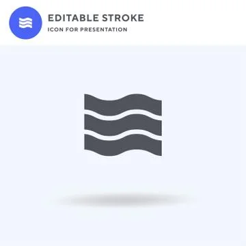 Germany icon vector, filled flat sign, solid pictogram isolated on white, logo Stock Illustration