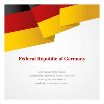 Germany insignia template Stock Illustration