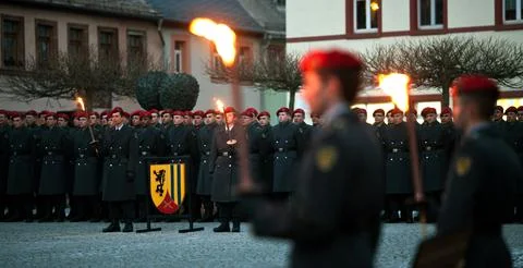 Germany Last Conscript Army Recruits - Feb 2011 Stock Photos