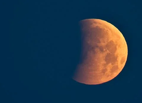 Germany Lunar Eclipse - Dec 2010 Stock Photos