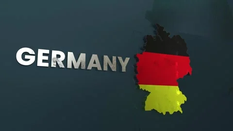 Germany Map 库存影片 279745023