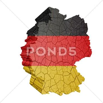 Germany map Stock Illustration