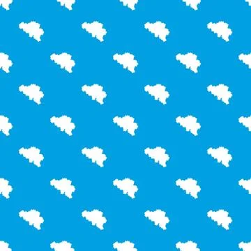 Germany map pattern vector seamless blue Stock Illustration