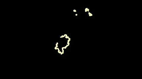 Germany map in stroke and flag Stock Footage 10898154