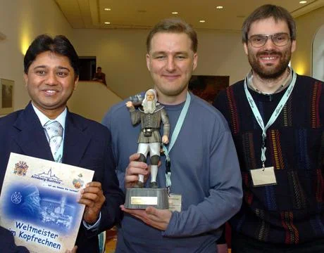 Germany Mental Arithmetic Winners - Oct 2004 Stock Photos