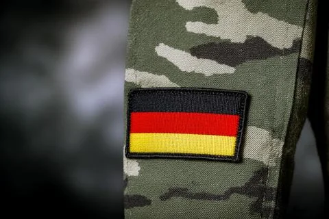Germany military uniform patch Stock Photos