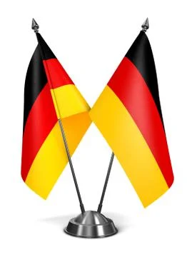 Germany - Miniature Flags. Stock Illustration
