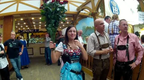 Germany munich oktoberfest Stock Footage 12290033