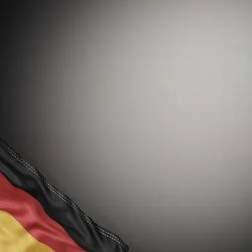 Germany - national flag and gradient background - square format - 3D illust.. Stock Illustration