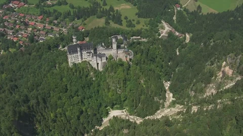 Germany, Neuschwanstein castle Video stock 198341203