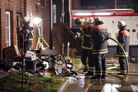 Germany Newspaper Arson Attack - Jan 2015 Stock Photos