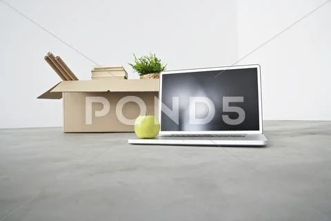 Germany, north rhine westphalia, interior of home office Stock-Fotos