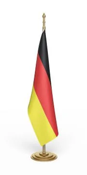 Germany official flag Illustrazione stock