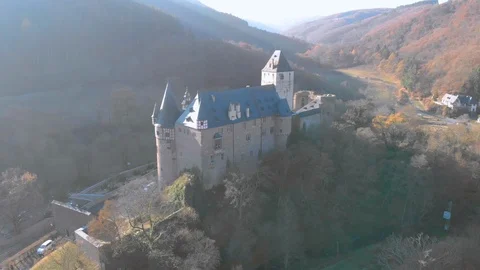 Germany old castle from the air 스톡 동영상 99716549