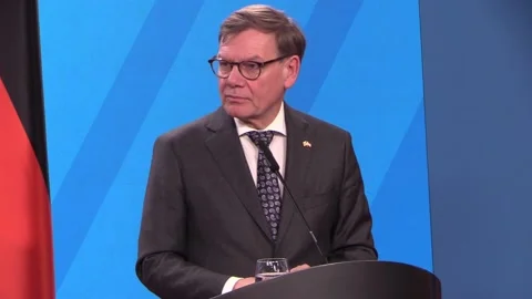 Germany optimistic about resolution to Greenland crisis, Berlín, DE - 16 Jan 202 Video stock 326951936