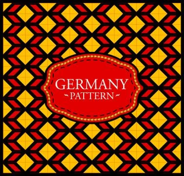 Germany pattern Background texture. Stock Illustration