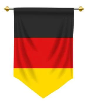 Germany Pennant Stock Illustration
