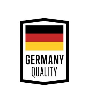 Germany quality isolated vector label for products Stock Illustration