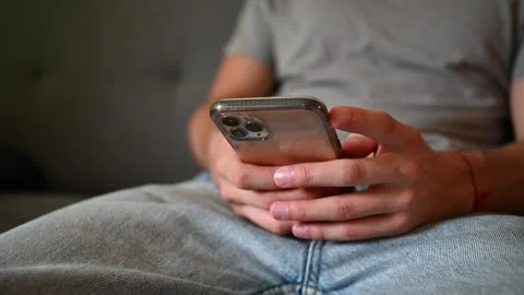 Germany - September 26,2024: using smart phone . social media time concept Stock Footage 285843653