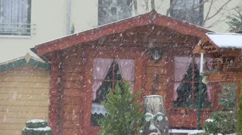 Germany - snowing Stock Footage 21061001