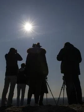 Germany Solar Eclipse - Mar 2015 Stock Photos