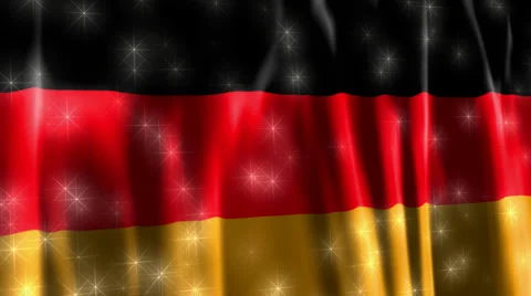 Germany Sparkling Flag Stock-Footage 886171