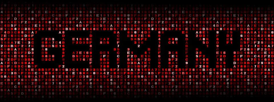 Germany text on hex code illustration Stock-Illustration