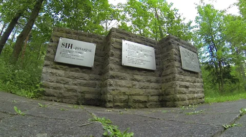Germany - Thuringia - Monument in the Jonas Valley Stock Footage 39254403